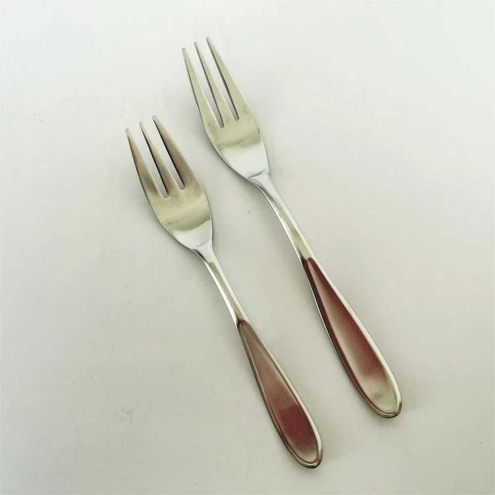 Cuisinart Stainless Flatware RHINE 1 Dinner Fork 1 Salad Fork